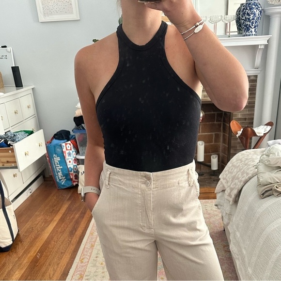 cropped high neck free people tank - Picture 4 of 5